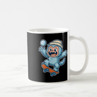 Caneca De Café Yeti Snowll Skateboard Fun 