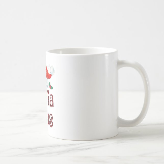 Caneca De Café Yiayia Claus Tee Christmas Pajama (Direita)
