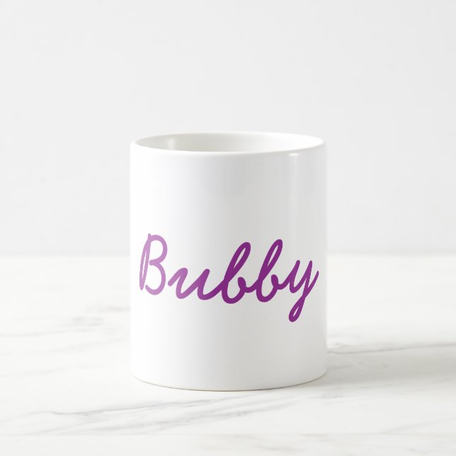 Caneca de café Yiddish da avó de "Bubby" (Centro)