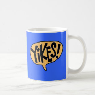 Caneca De Café Yikes! Exclamação dos desenhos animados