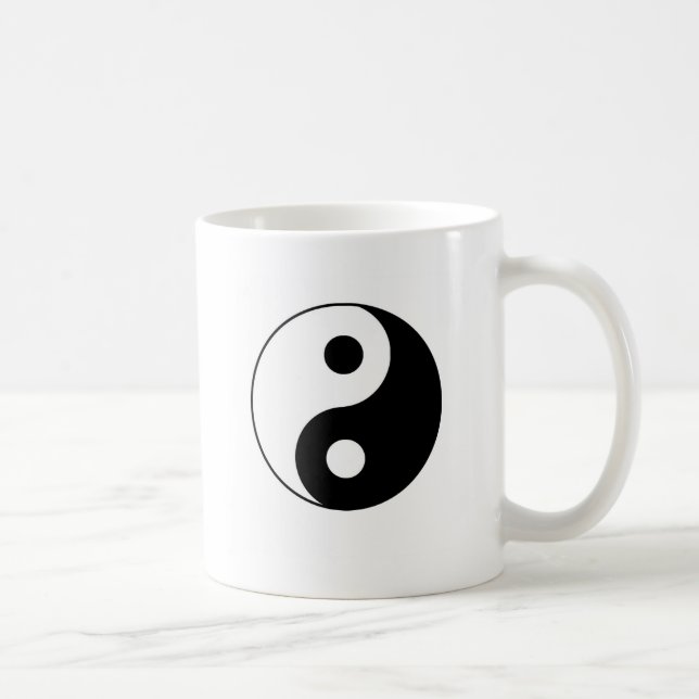 Caneca De Café Yin tradicional Yang (Direita)