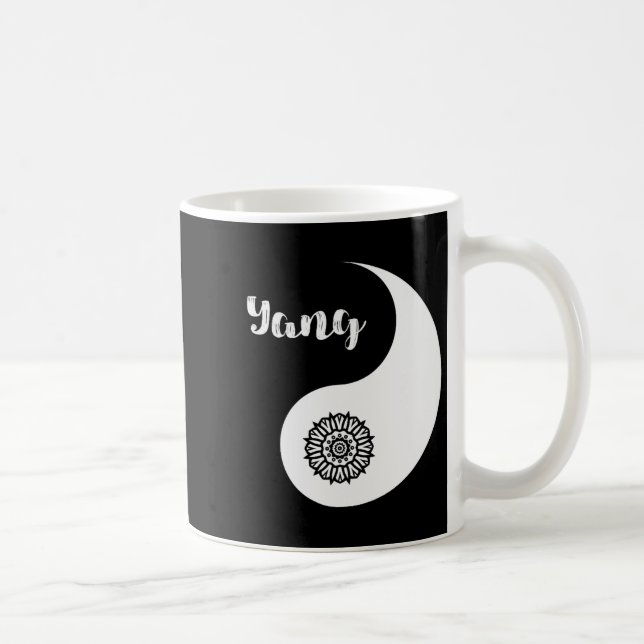 Caneca De Café Yin & Yang Dia dos Namorados Casal Fofo Combinando (Direita)