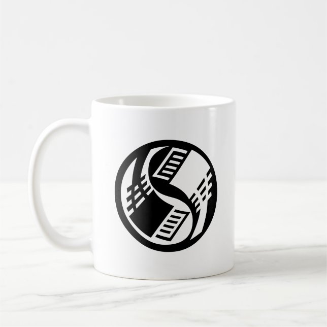 Caneca De Café Yin Yang Geek Tech (Esquerda)