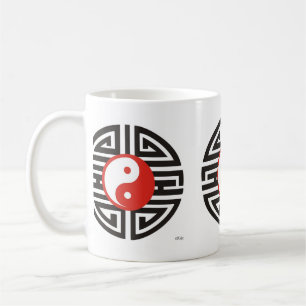 Caneca De Café Yin Yang Tattoo Yantra