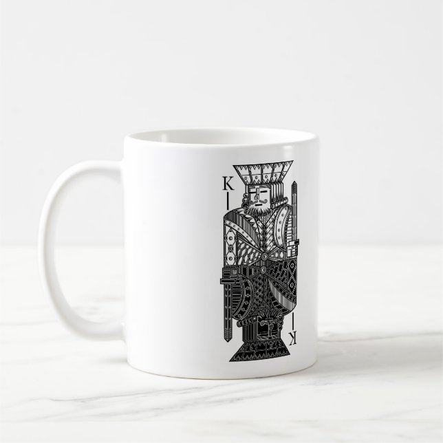 Caneca De Café Ying Yang King (Esquerda)