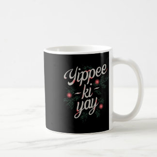 Caneca De Café Yippee Ki-yay Natal Divertido