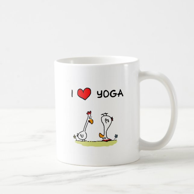Caneca De Café Yoga (Direita)