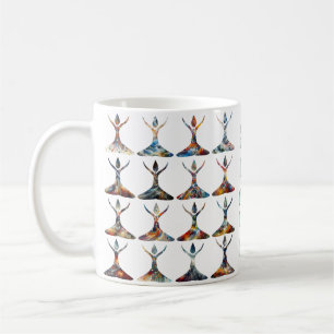 Caneca De Café Yoga Buddies