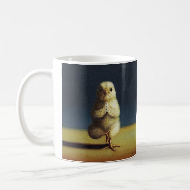Caneca De Café Yoga Chick Tree Pose - Mug (Esquerda)