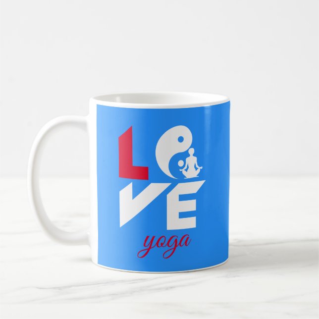Caneca De Café Yoga do amor (Esquerda)