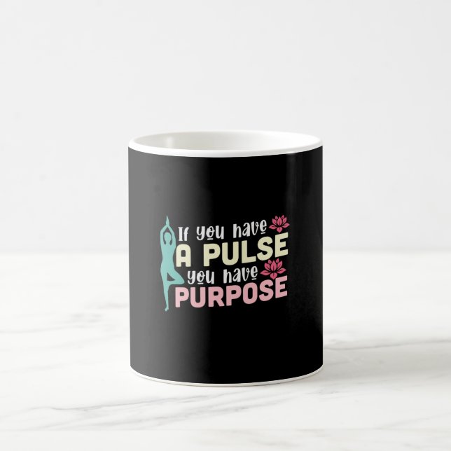 Caneca De Café Yoga Lover | Se Tiver Impulso (Centro)