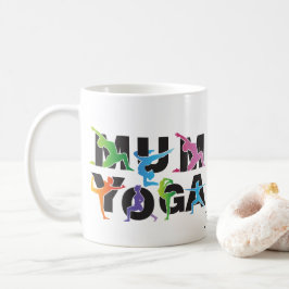 Caneca De Café Yoga Mãe Meditação Hobby Bonita Mãe