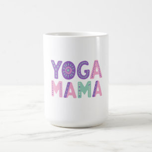Caneca De Café Yoga Mama Pastel Coffee Mug