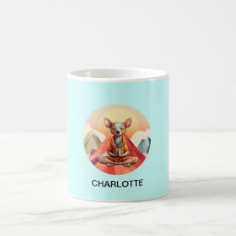 Caneca De Café Yoga - Namaste - Cão
