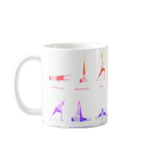 Yoga Pose Mugs Personalizados para Presença