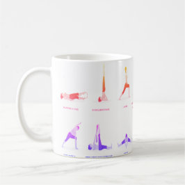 Caneca De Café Yoga Pose Mugs Personalizados para Presença