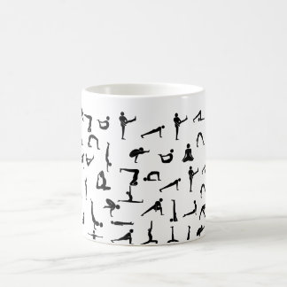 Caneca De Café Yoga Postures Mug