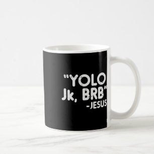 Caneca De Café Yolo Jk Brb Páscoa de Jesus Cristãos Católicos G