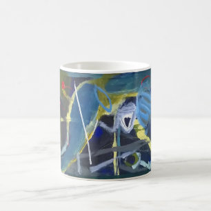 Caneca De Café Yoni Whip-stick Abstrato Jeff Hankamer Artjunkhaus