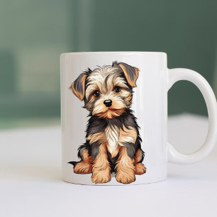 Caneca De Café yorkie mug