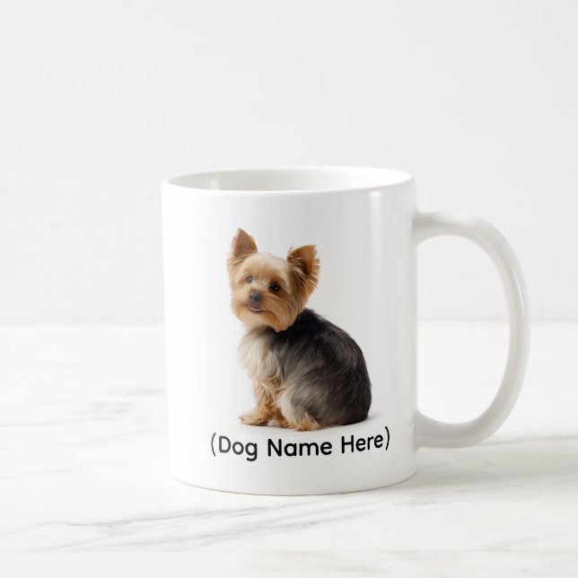 Caneca De Café Yorkie Personalizado “Eu Posso Tudo” (Direita)