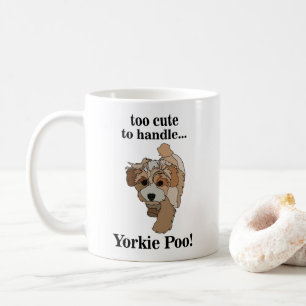 Caneca De Café Yorkie Poo Yorkipoo Cachorro Fofo