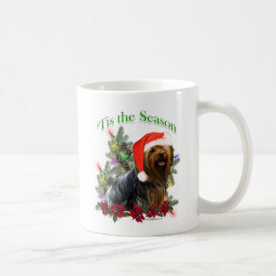 Caneca De Café Yorkie 'Tis the Season