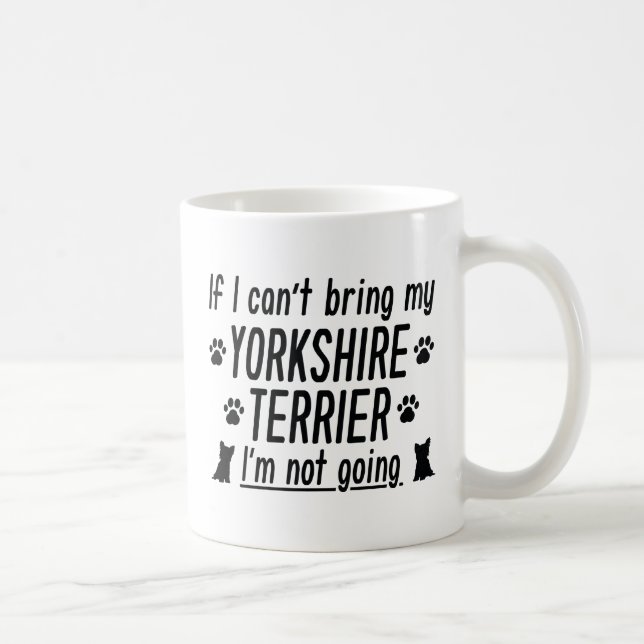 Caneca De Café Yorkshire Terrier (Direita)