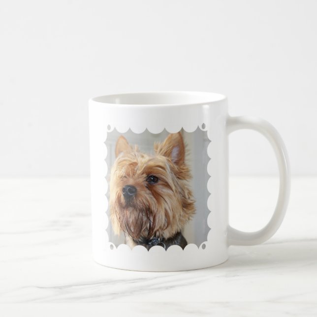 Caneca De Café Yorkshire terrier bonito (Direita)
