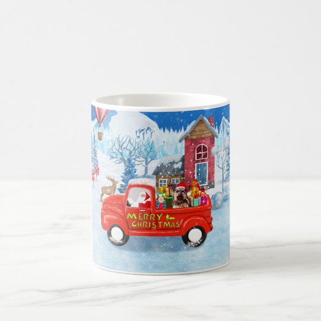 Caneca De Café Yorkshire Terrier Dog Christmas Delick (Centro)