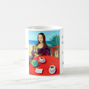Caneca De Café Yorkshire Terrier Mona Lisa