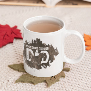 Caneca De Café Yorkshire Terrier Pai Dog Breover Dia de os pais