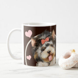 Caneca De Café Yorkshire Terrier Puppy Dog Cada Snack que você fa