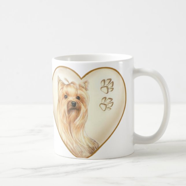 Caneca De Café Yorkshire Terrier Yorkie Coffee Mug Cup (Direita)