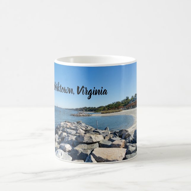 Caneca De Café Yorktown Beach na Virgínia (Centro)
