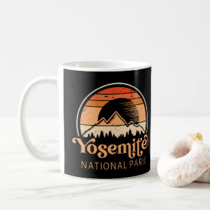 Caneca De Café Yosemite National Park California Retro Vintage