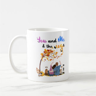 Caneca De Café You And Me And The Dogs Gifts For Couple Dog Lover