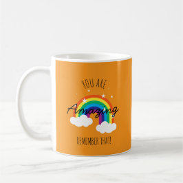 Caneca De Café You Are Amazing - Orange