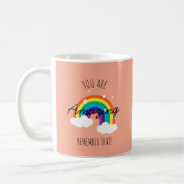 Caneca De Café You Are Amazing - Peach