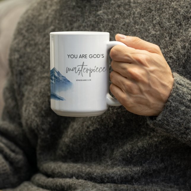 Caneca De Café You are GOD's masterpiece (Criador carregado)