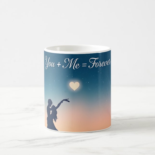 Caneca De Café You + Me = Forever Mug (Centro)