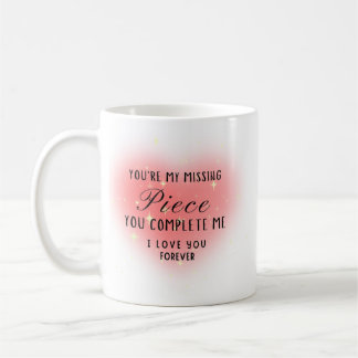 Caneca De Café You’re My Missing Piece Personalize