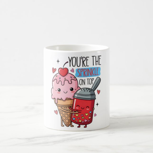 Caneca De Café You’re the Sprinkle on Top Ice Cream Mug (Centro)
