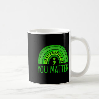 Caneca De Café You Semicolon Mental Health Awareness Men Women