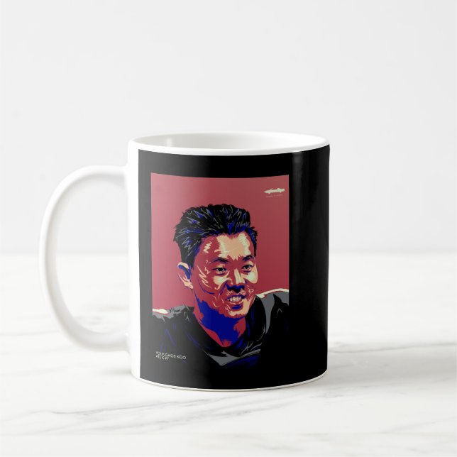 Caneca De Café Younghoe Koo Falcons Kicker Classic T Shirt (Esquerda)