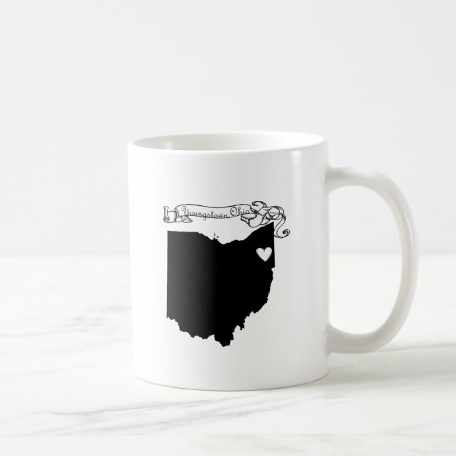 Caneca De Café Youngstown Ohio (Direita)