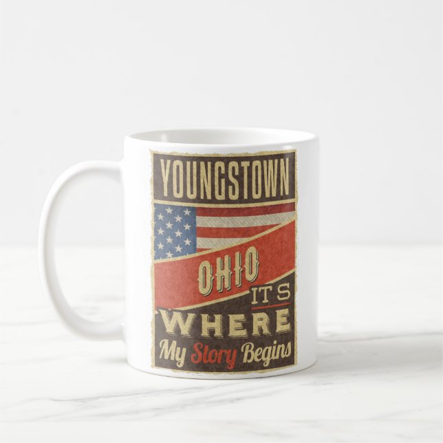 Caneca De Café Youngstown Ohio (Esquerda)
