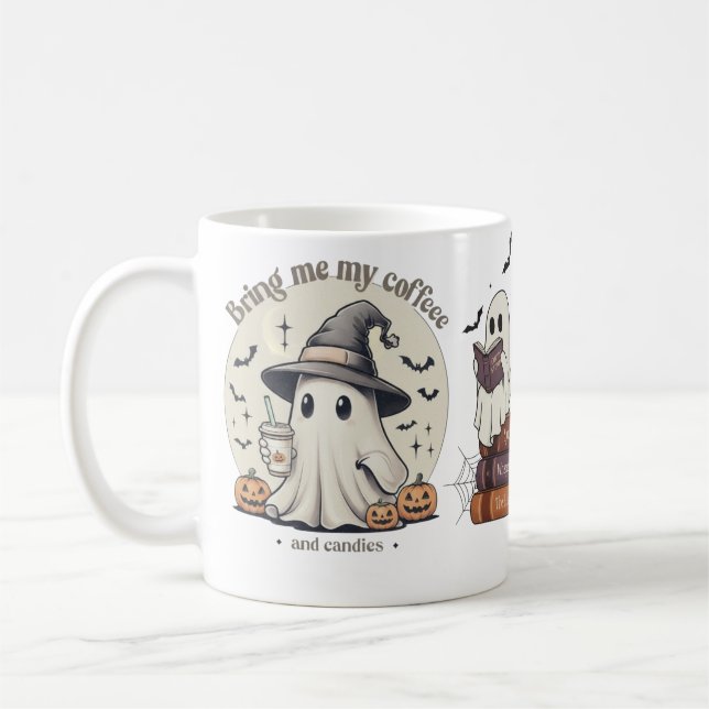 Caneca De Café Youth Laser Brain Sci-Fi Monster Action Wear (Esquerda)