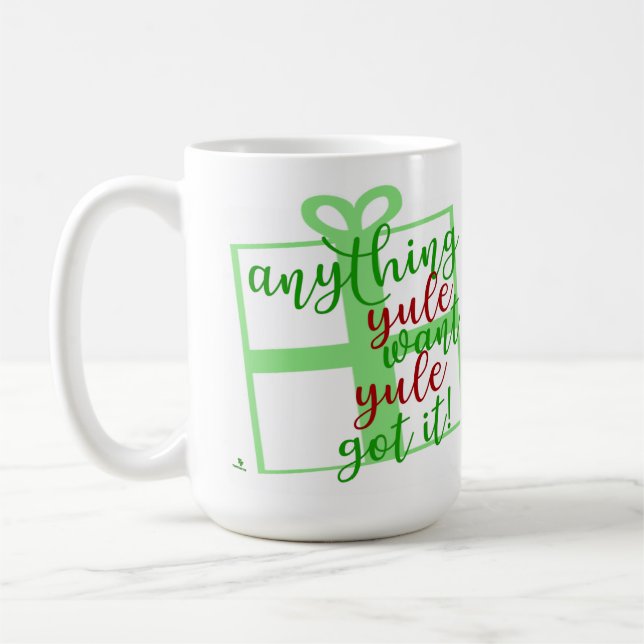 Caneca De Café Yule Got It Epic Christmas Fun Saying (Esquerda)