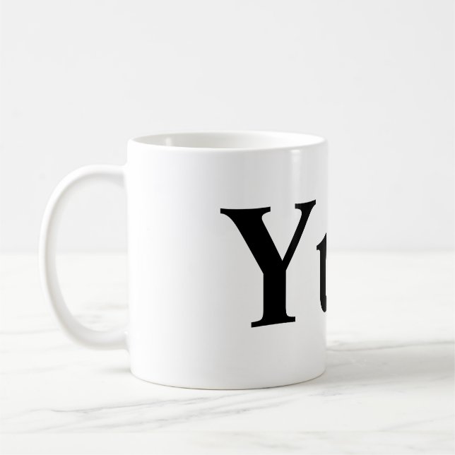 Caneca De Café Yup. (Esquerda)